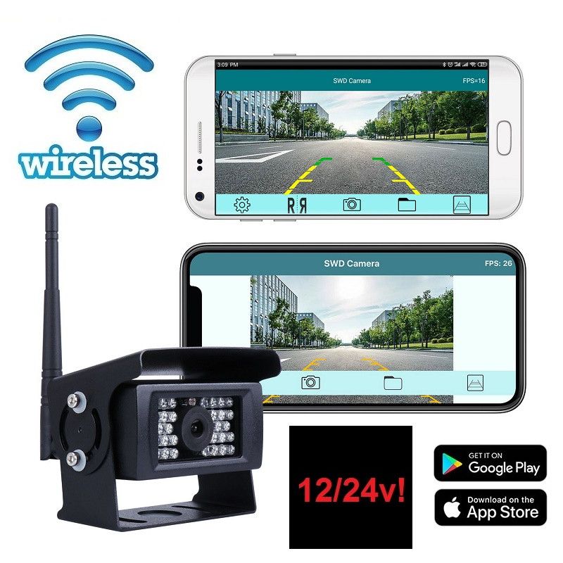 WIRELESS - UNIVERZALNA LED PARKING KAMERA (KAMION, BUS, KOMBI VAN, PRIKOLICA) - NAPAJANJE 12V ILI 24V!!! Beograd Zemun